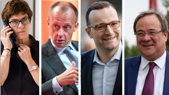 The four candidates to succeed Merkel