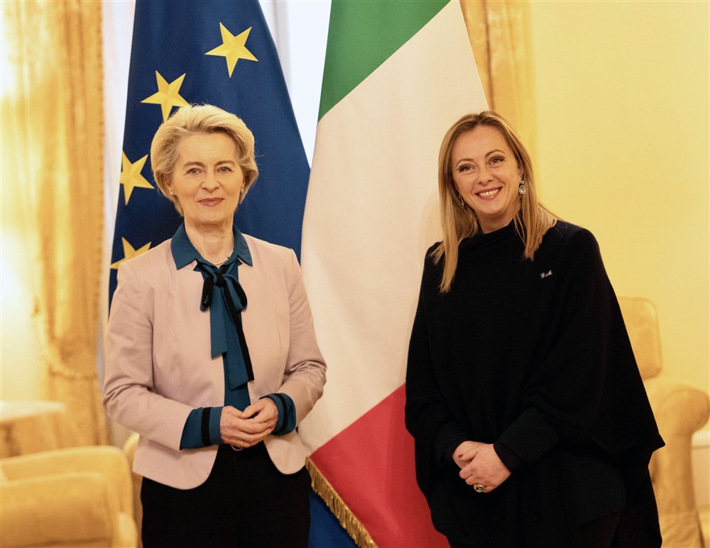 Meloni, von der Leyen take stock of Europe's burning issues | Euractiv