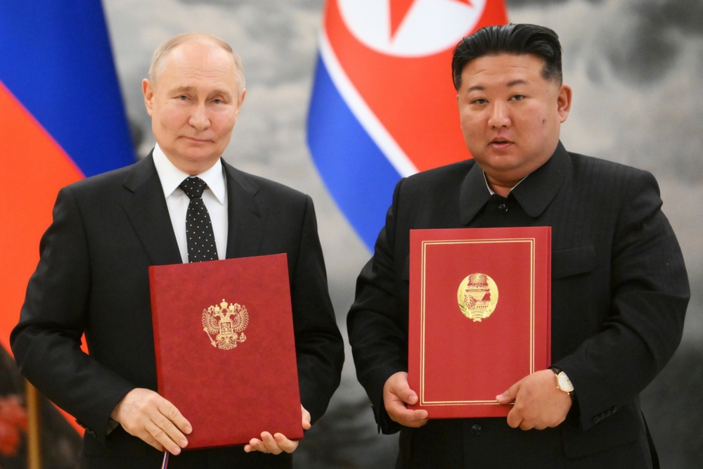 North Korea, Russia sign pact to give all available military help if other is attacked