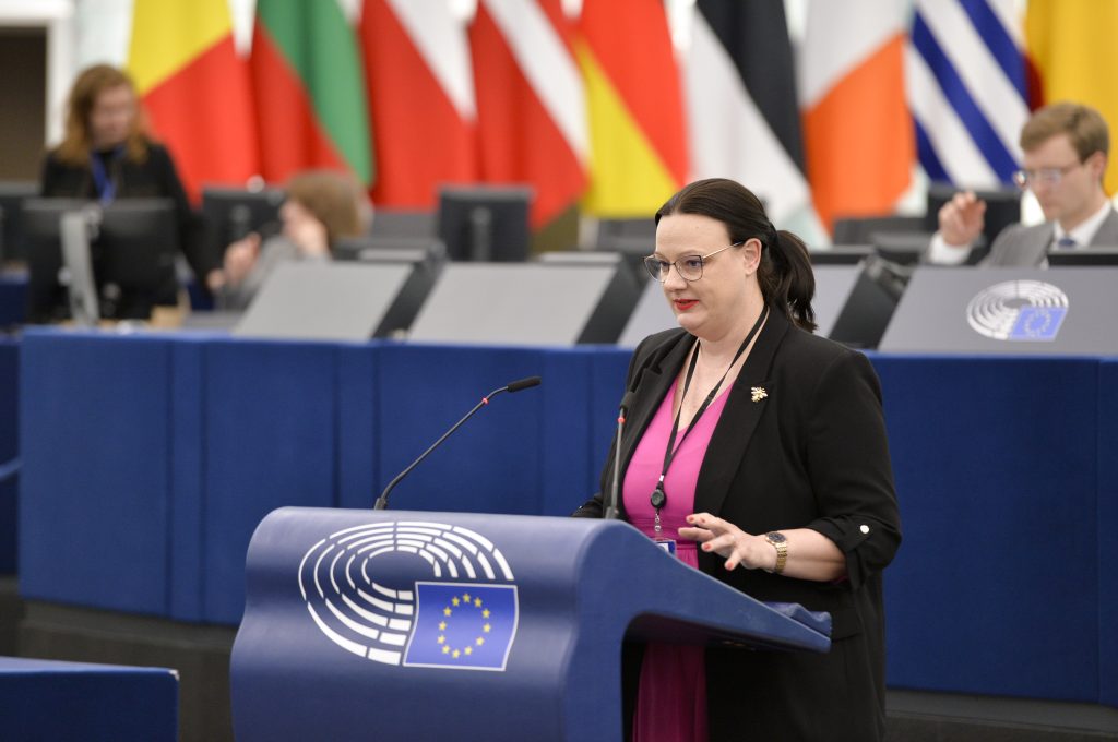 Katarína Neveďalová, MEP, Speaking in the European Parliament, April 2024