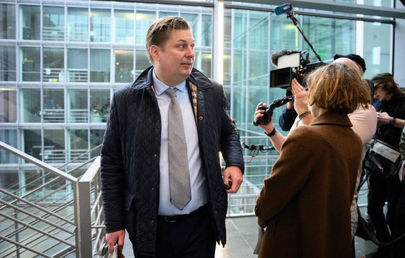 European Parliament's far-right wildcard Maximilian Krah takes a seat in Berlin