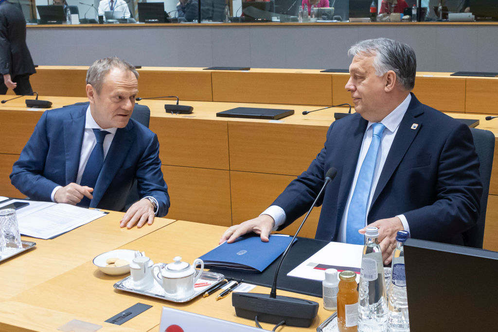 Tusk and Orbán trade barbs over Ukraine at Copenhagen summit