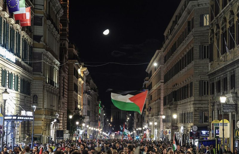 Italy’s unions call for general strike over Gaza flotilla