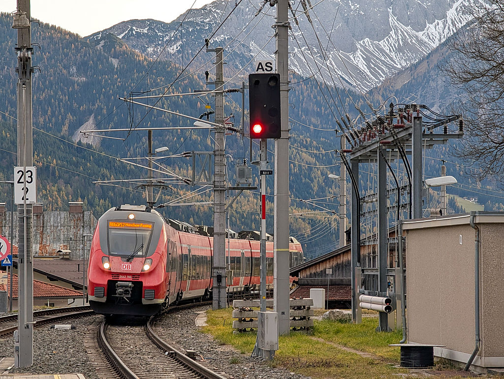 Ehrwald Zugspitzbahn Station With Zugspitze Massif View