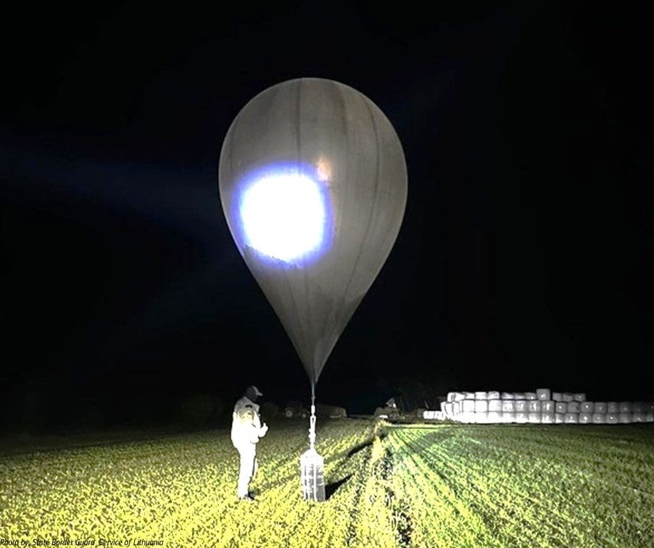 Η Λιθουανία κηρύσσει «κατάσταση έκτακτης ανάγκης» λόγω των αερόστατων της Λευκορωσίας