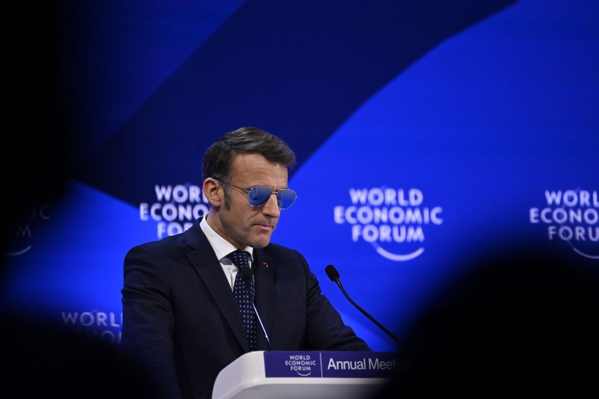 Macron warns of 'lawless world' as tensions with Washington