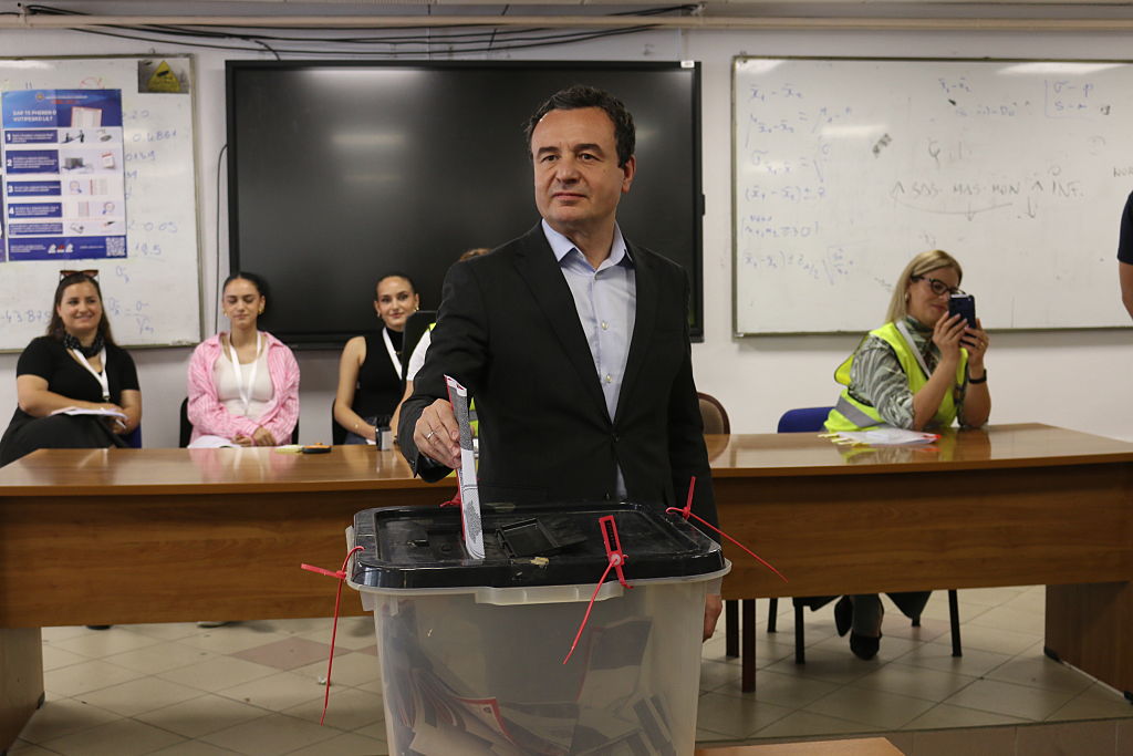 Kosovo PM’s party leads election