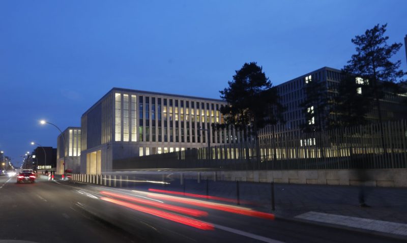 Apart from the lack of AC, the BND’s headquarter in Berlin is considered to be a top notch building (Photo by Michele Tantussi/Getty Images)