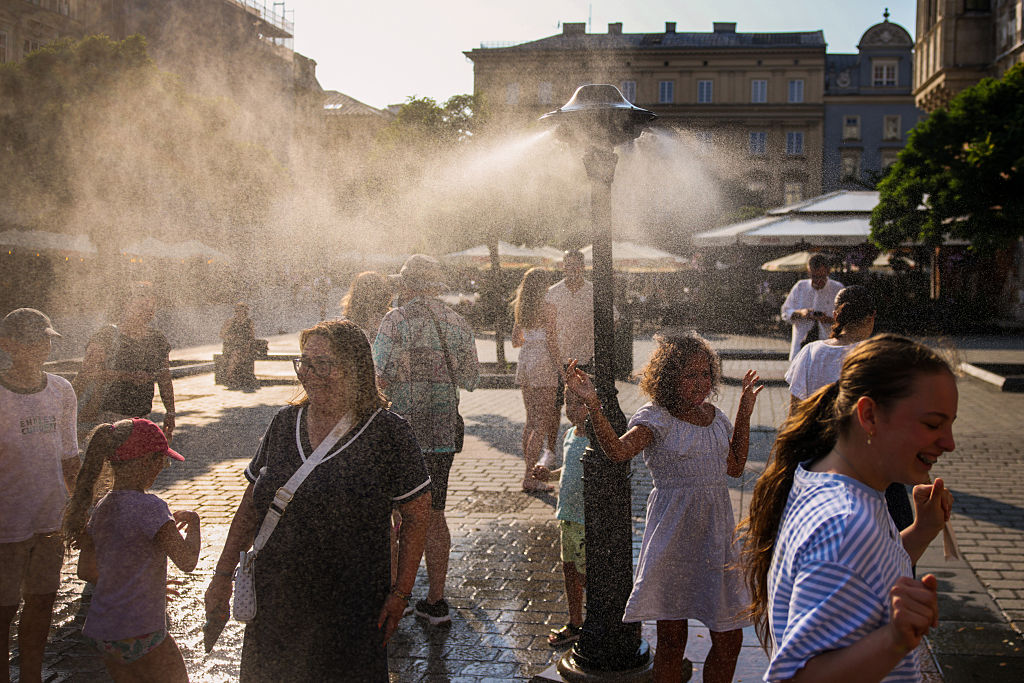 Image depicting climate change impacts in Europe or a symbolic representation of warming