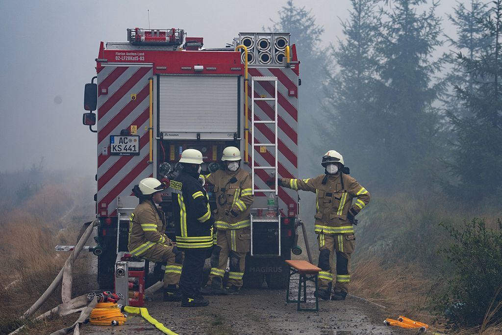 Belgian wildfire ‘encircled’ but situation still ‘complicated’