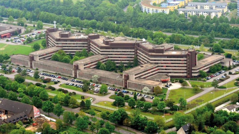 The BfV's headquarters in Cologne-Chorweiler, built in the 1980s