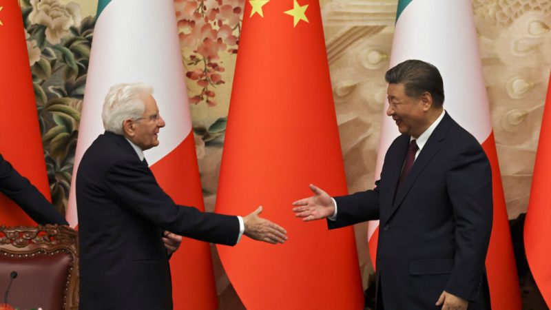 Italy’s president urges China to leverage market influence to end conflicts